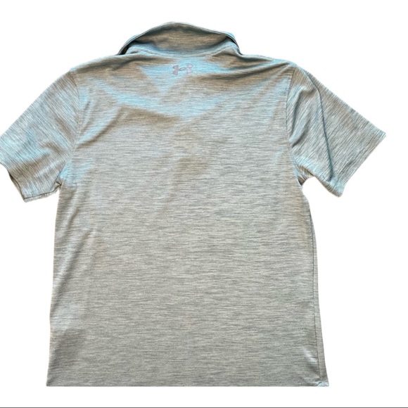 Under Armour Boy’s Heat Gear Short Sleeve Polo Shirt - Picture 2 of 4